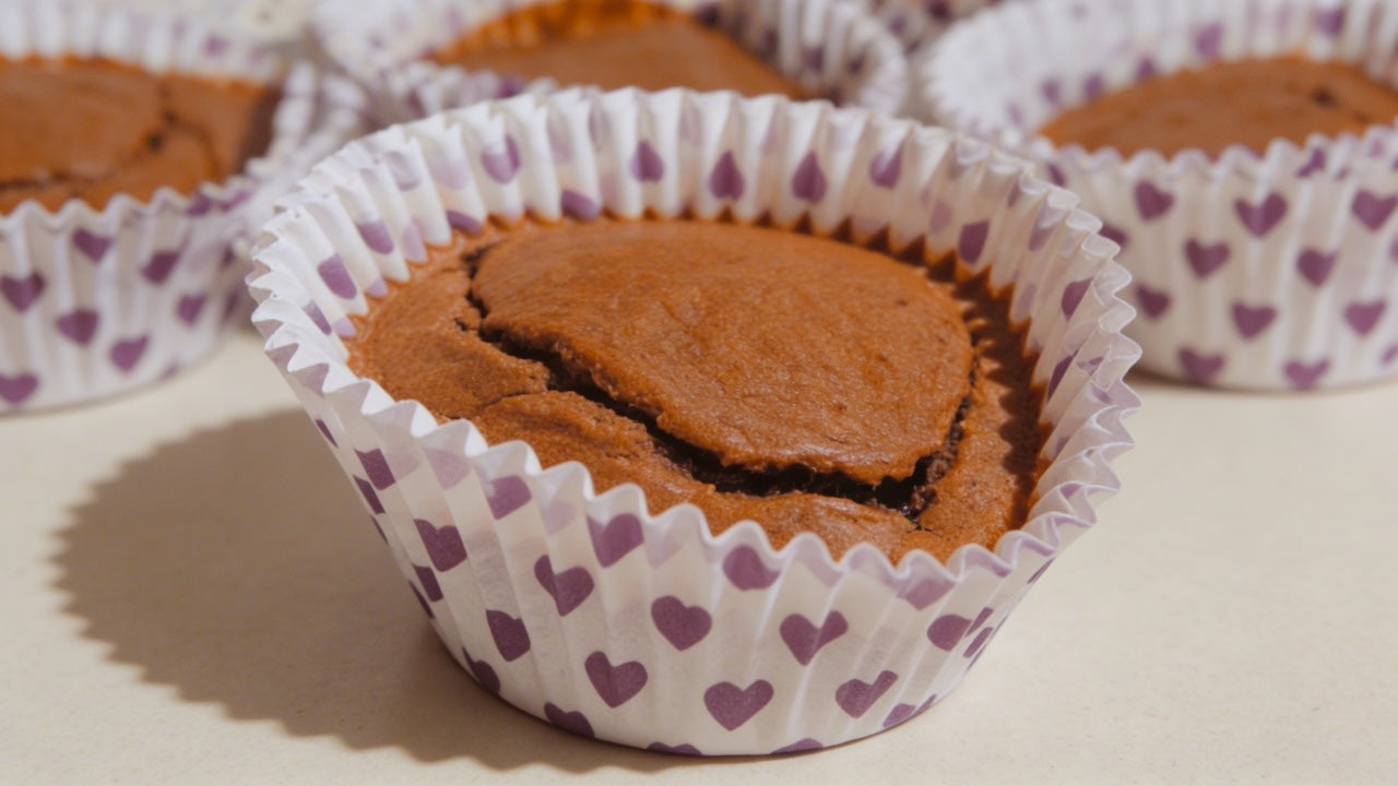 Queques de Chocolate e Banana ricos em ómega 3